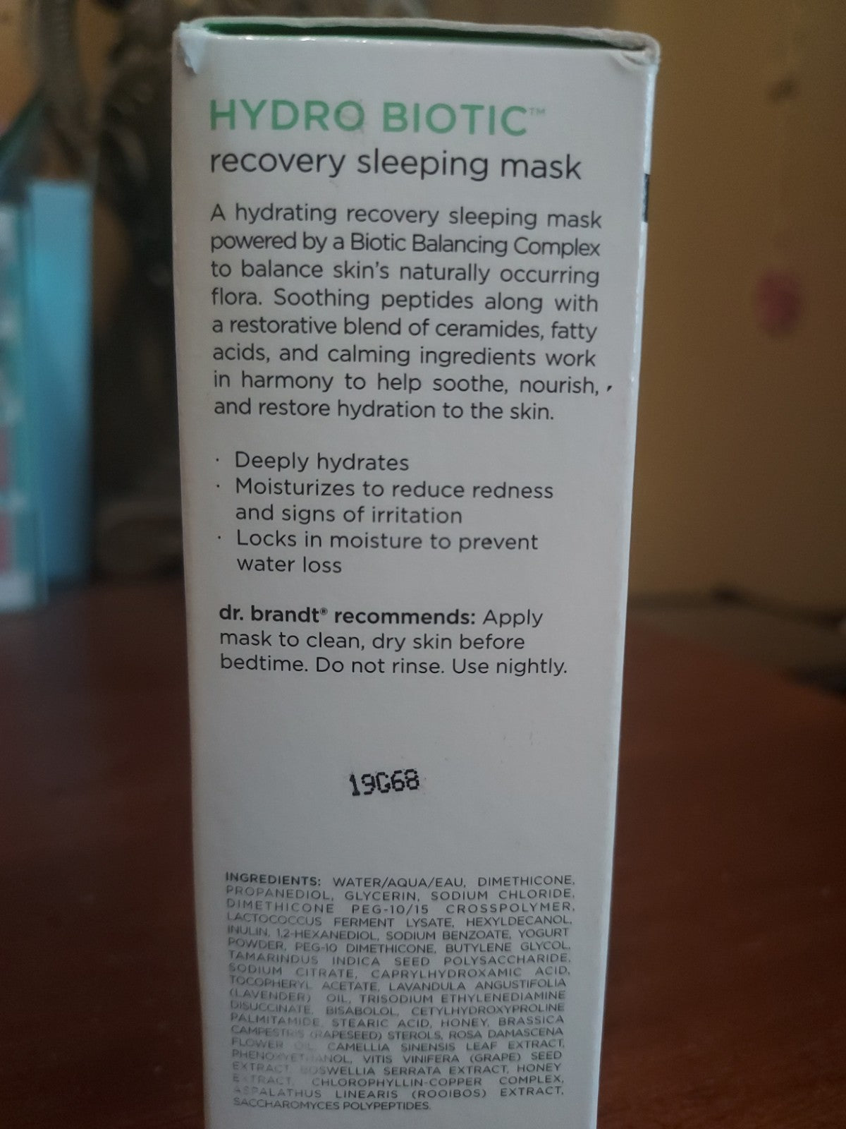 Hydro Biotic Recovery Sleeping Mask 1.7 oz