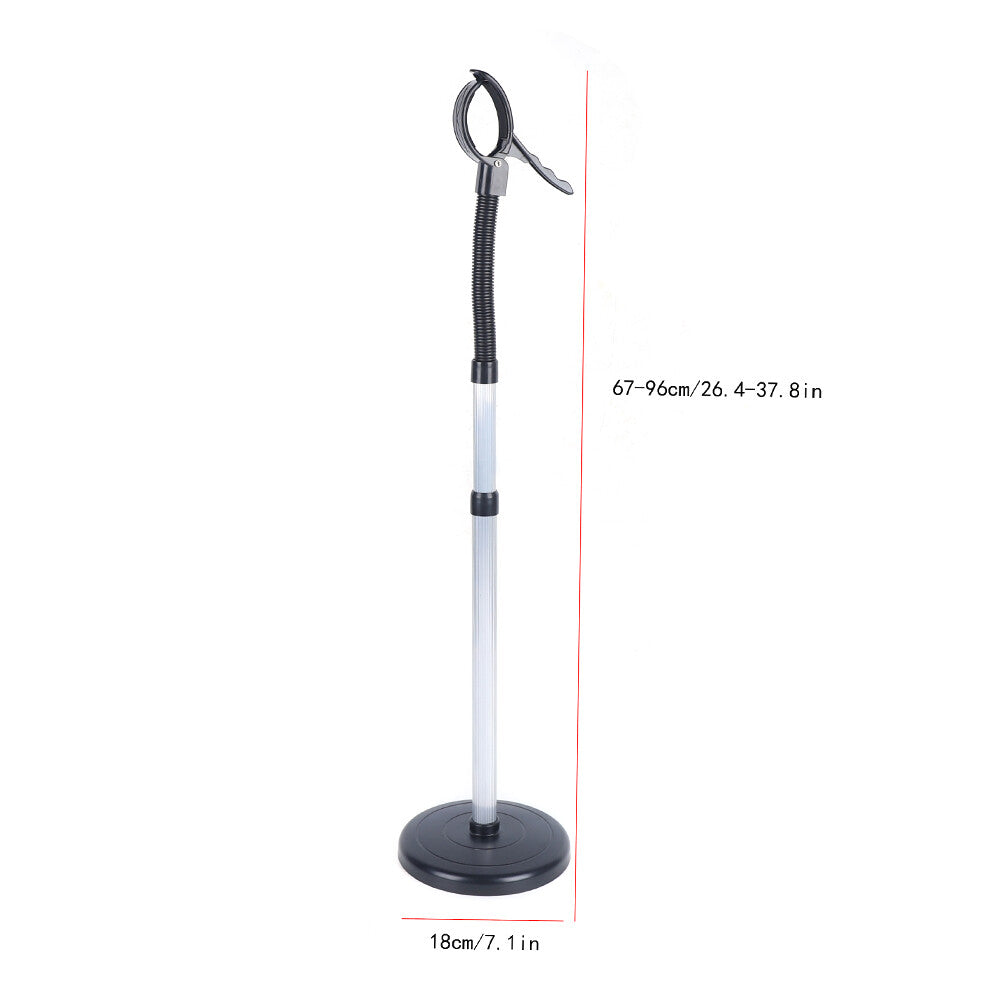 Adjustable Retractable Hair Dryer Stand Holder 360° Vertical Mount