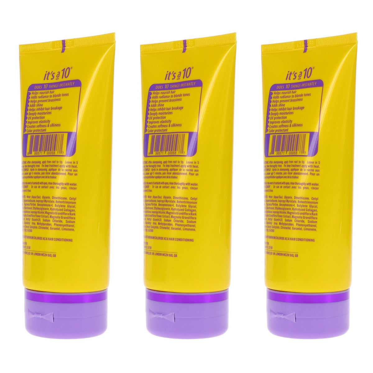 It's a 10 Miracle Blonde 5-Minute Repair Hair Treatment 3 Pack - 5 oz