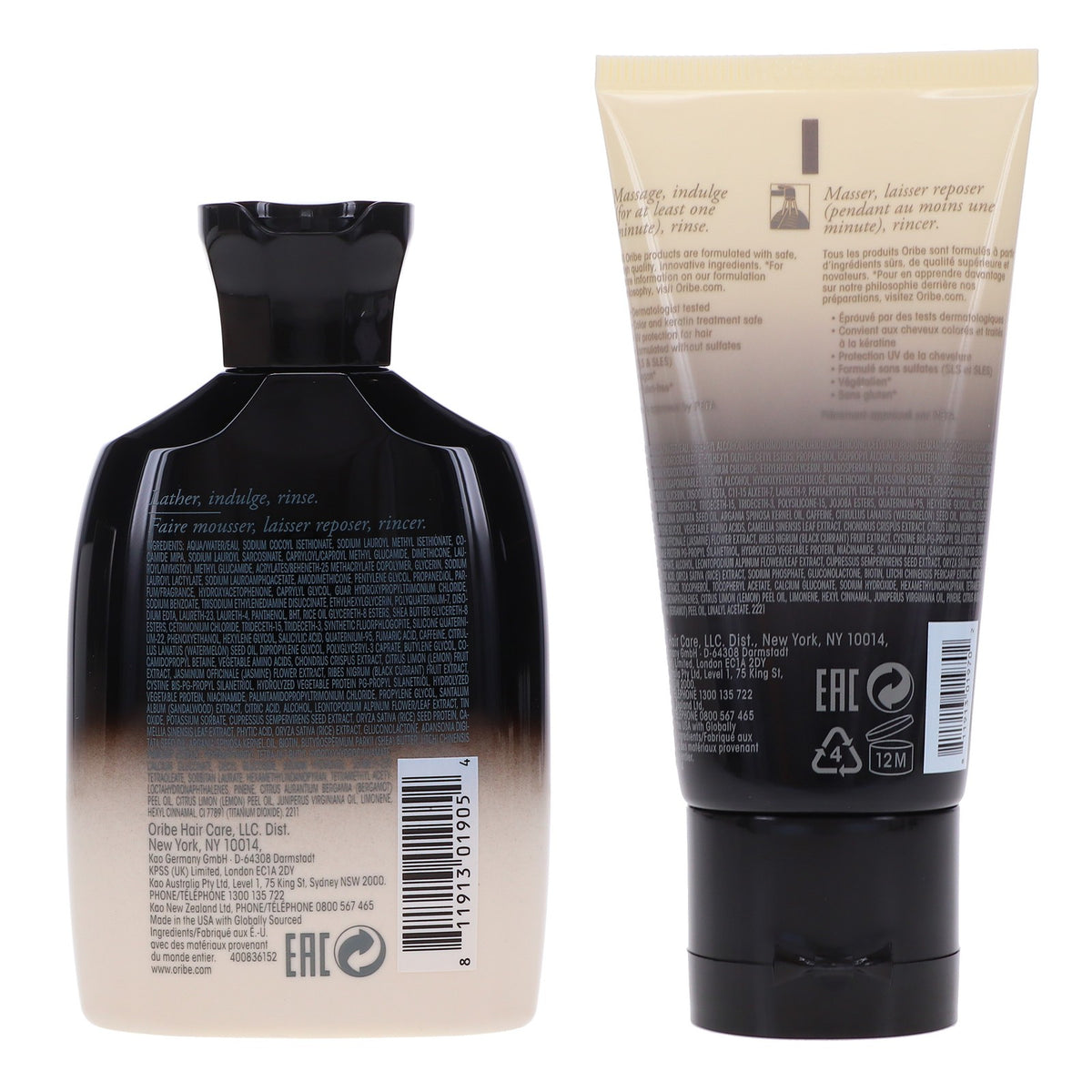 Oribe Gold Lust Repair & Restore Shampoo and Conditioner Set - 2.6 oz & 1.7 oz
