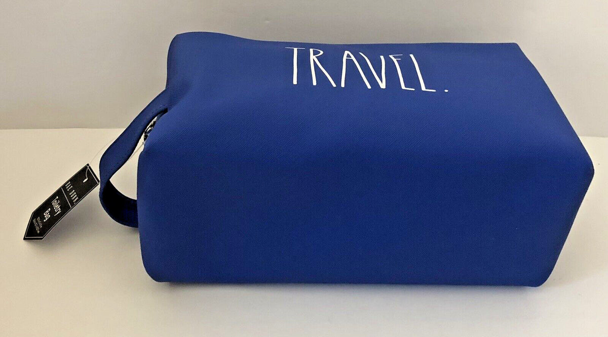 Travel Toiletry Bag - Unisex Cosmetic Shaving Organizer Blue