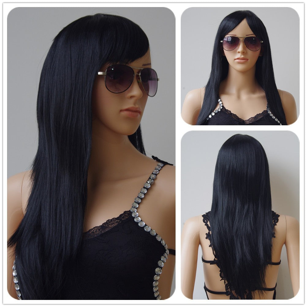 Long Ombre Wigs - Heat Resistant Synthetic Hair, Thick Full Wigs