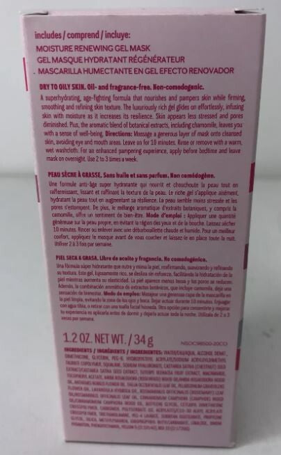 Facial Mask Duo - Deep Cleansing Charcoal & Moisture Renewing Gel