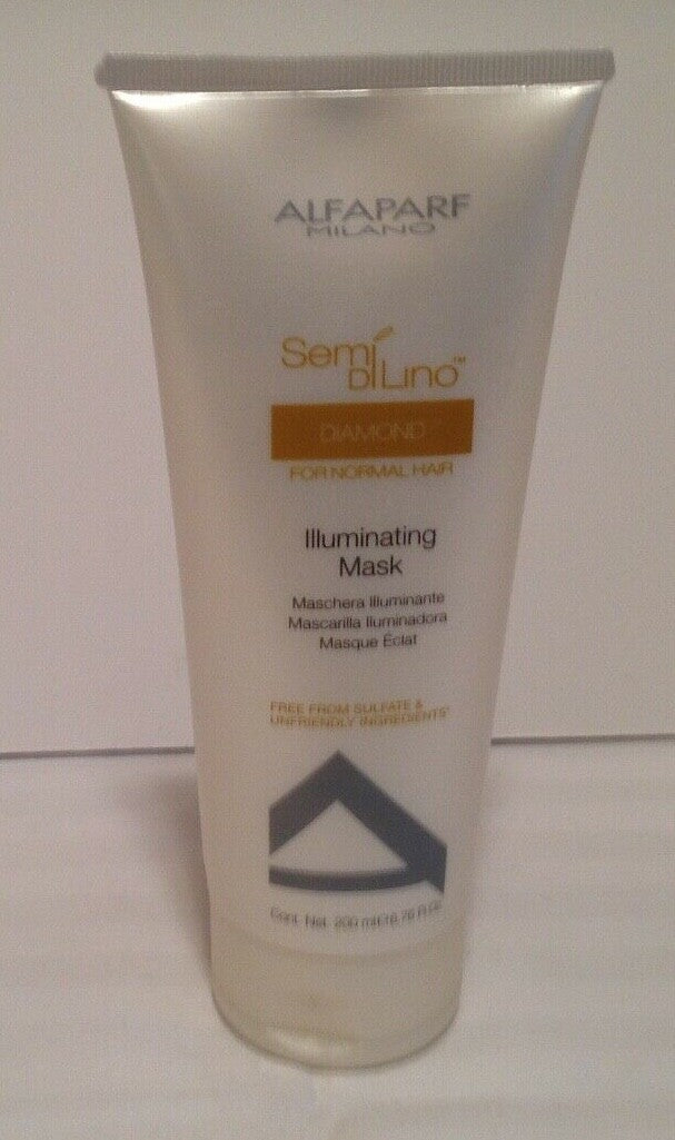 Alfaparf Semi Di Lino Diamond Illuminating Hair Mask 200ml - Nourishing & Brightening