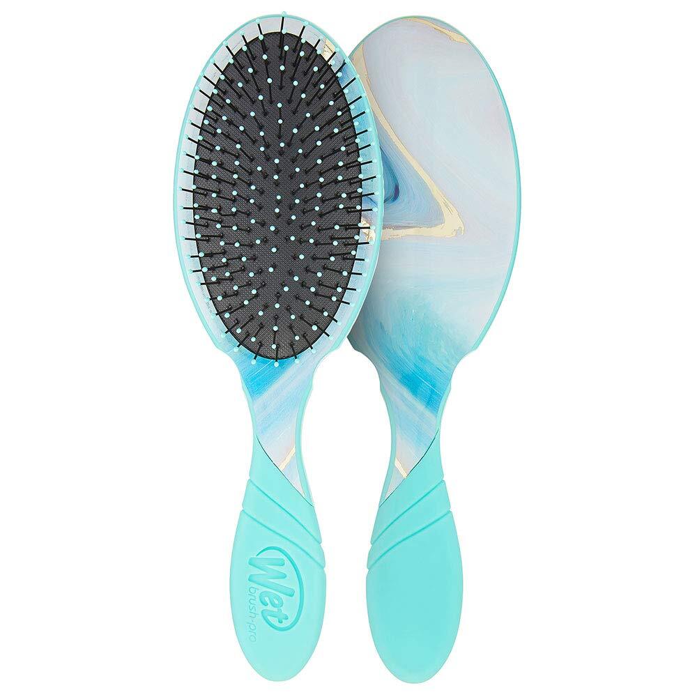 Wet Brush Detangler Hair Brush - Organic Swirl Teal, Gentle Detangling Tool