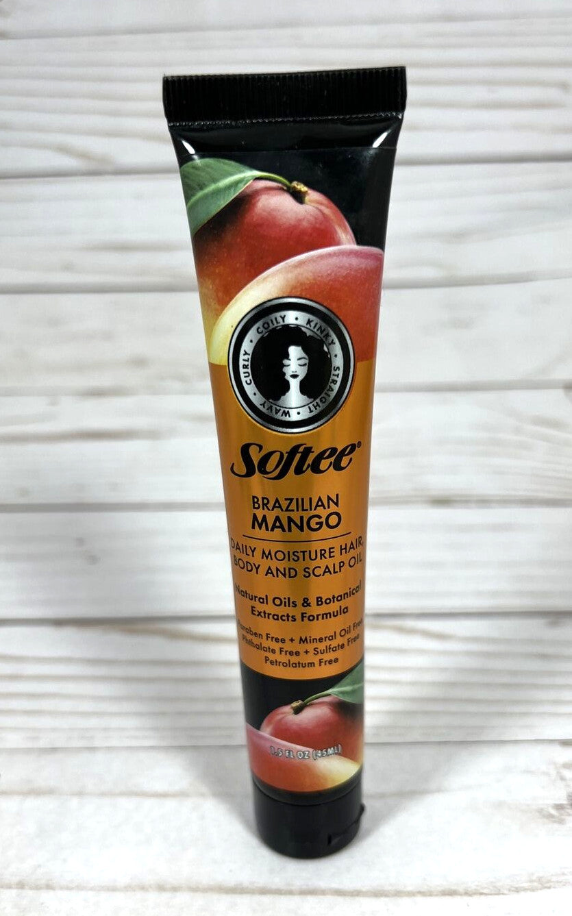 Brazilian Mango Moisturizing Hair & Body Oil Set - 3 Pack, 1.5oz Each