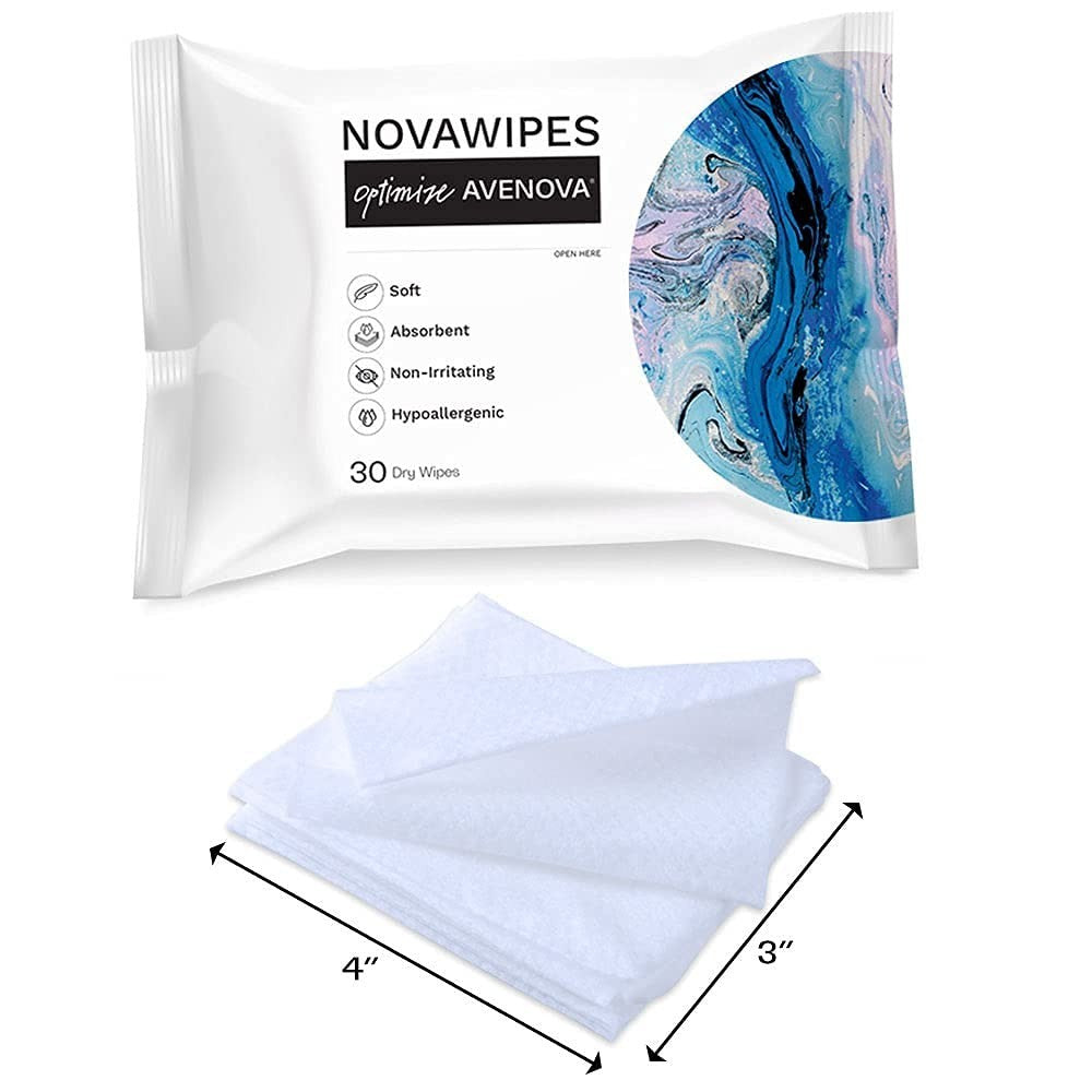 Large Eyelid Wipes for Eye Hygiene - Hypoallergenic, 30-Count
