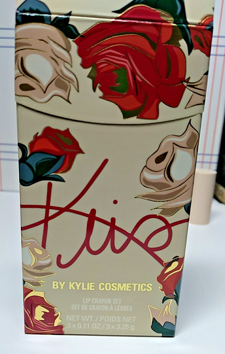 Lip Crayon Set 3-Pack by Kylie Jenner Kris – 0.11 oz Each