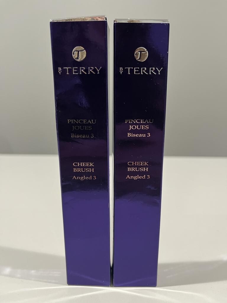 Angled Cheek Brush Set - 2 Pieces for Makeup & Beauty Application