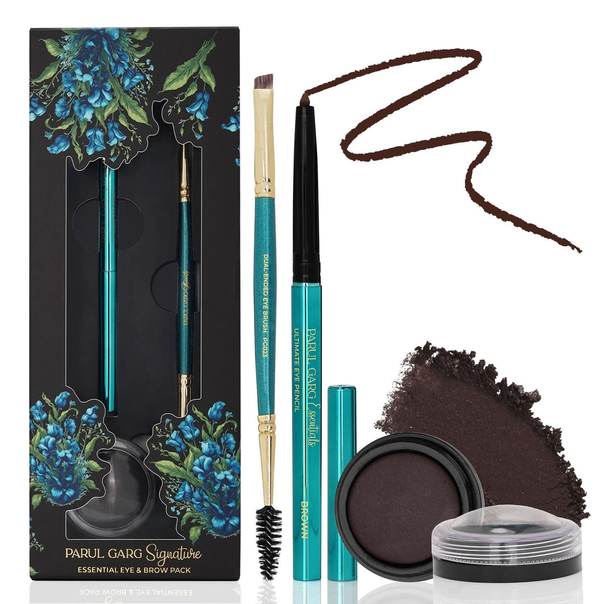 3-in-1 Kajal & Eyebrow Pack - Long-Lasting, Smudge-Proof, Vegan
