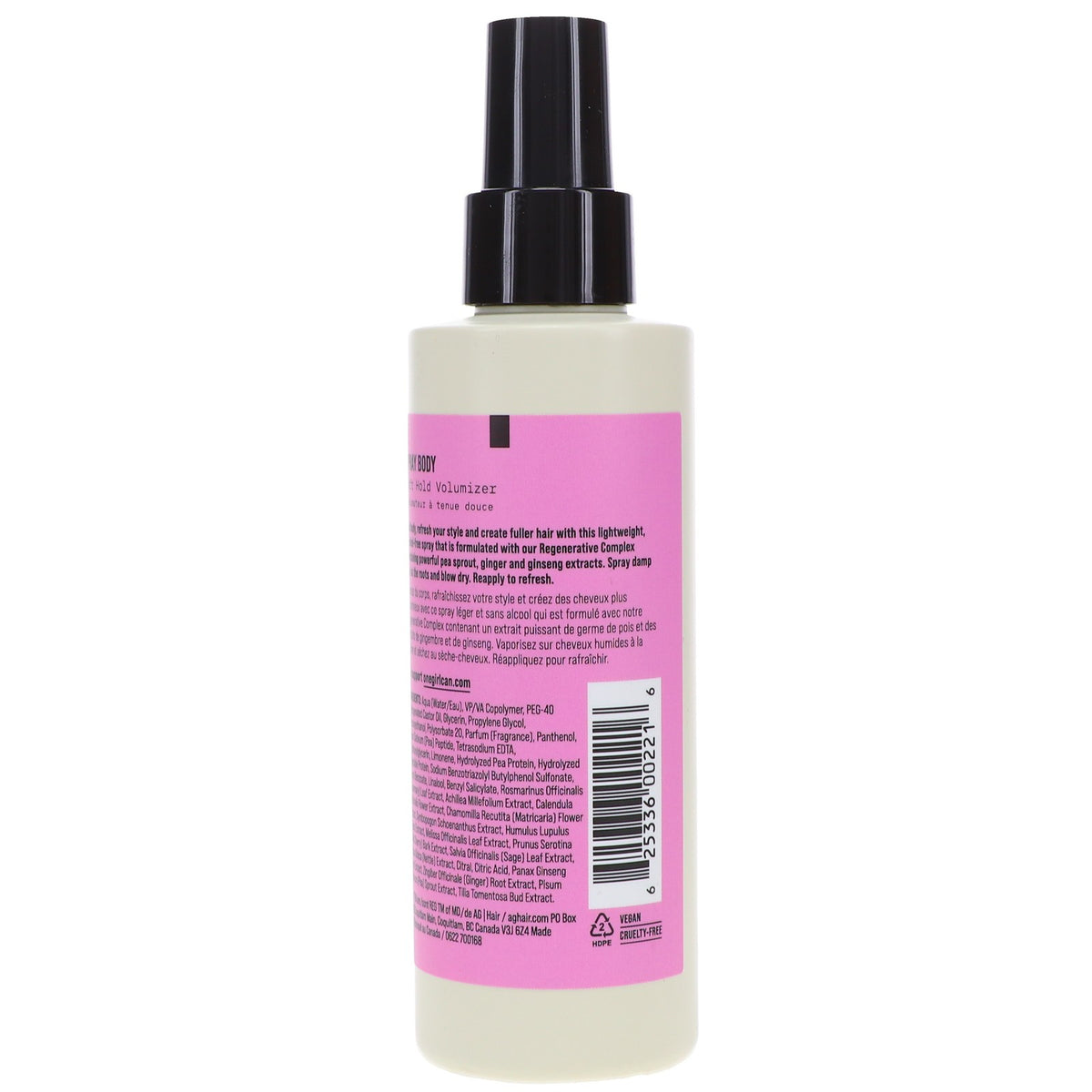 Volumizing Hair Spray with Panthenol - Soft-Hold, 5 oz