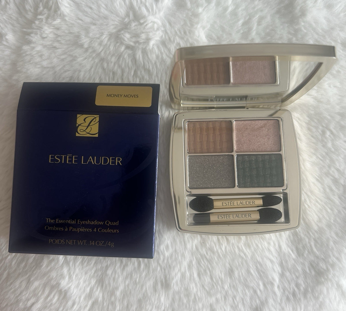 Eyeshadow Quad - Neutral Shades with Matte & Shimmer Finishes - 0.14 oz