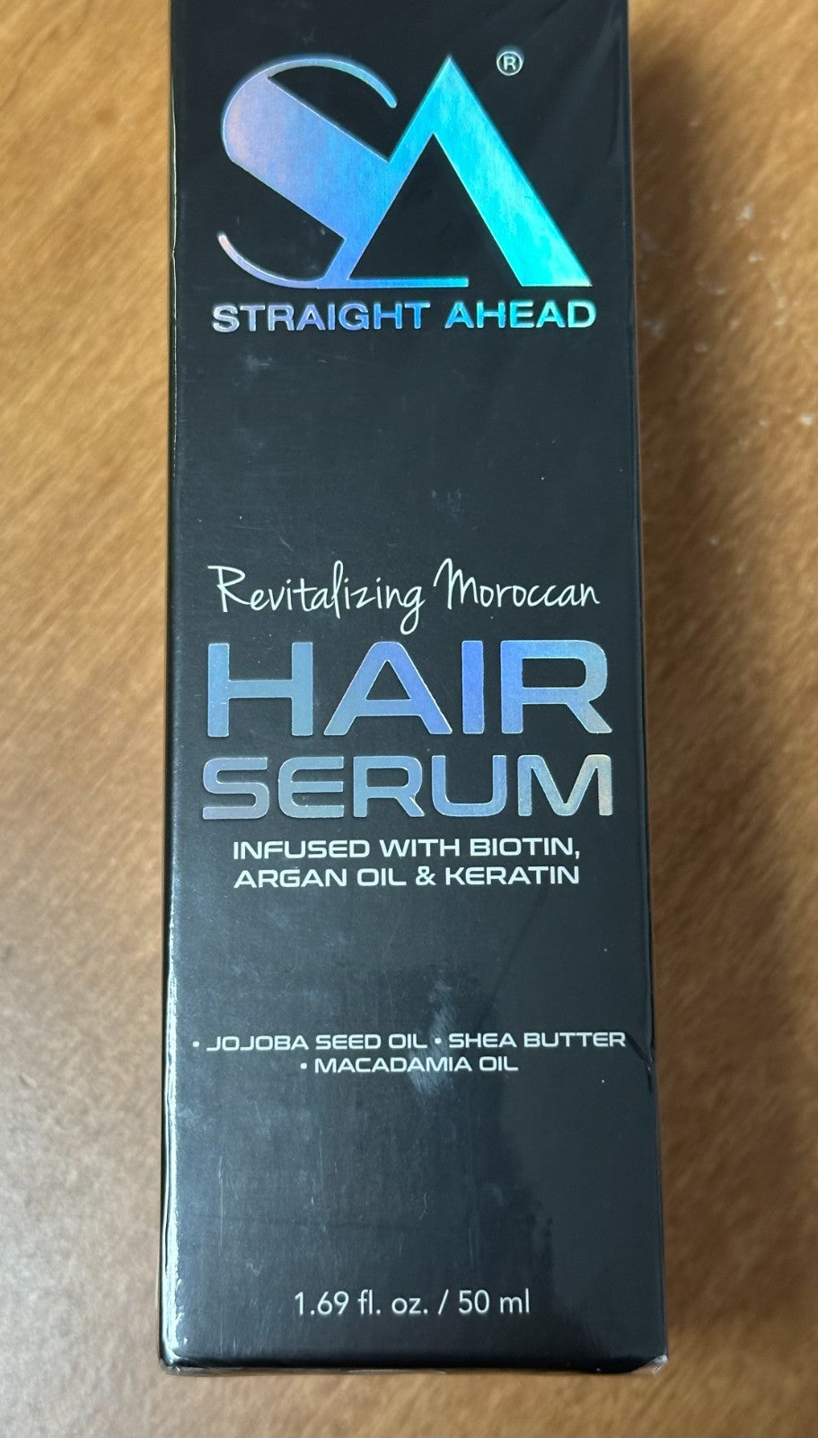 Argan Oil Hair Serum with Biotin & Keratin for Frizz Control - Hydrating Moroccan Hair Treatment