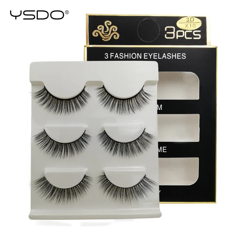 Wholesale 30 Pairs False Eyelashes Natural 3D Faux Cils Cruelty-Free Reusable