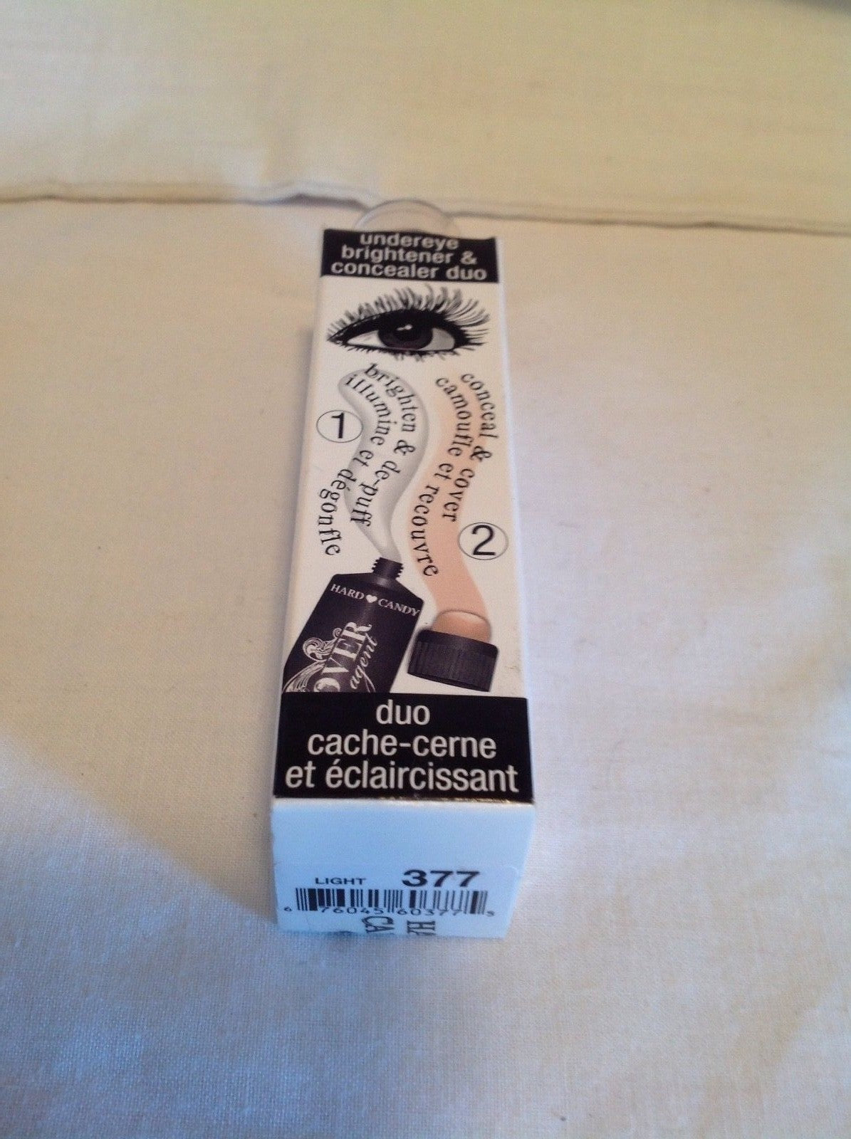 Undereye Brightener and Concealer Duo - 2-in-1 Makeup Set, Multiple Shades