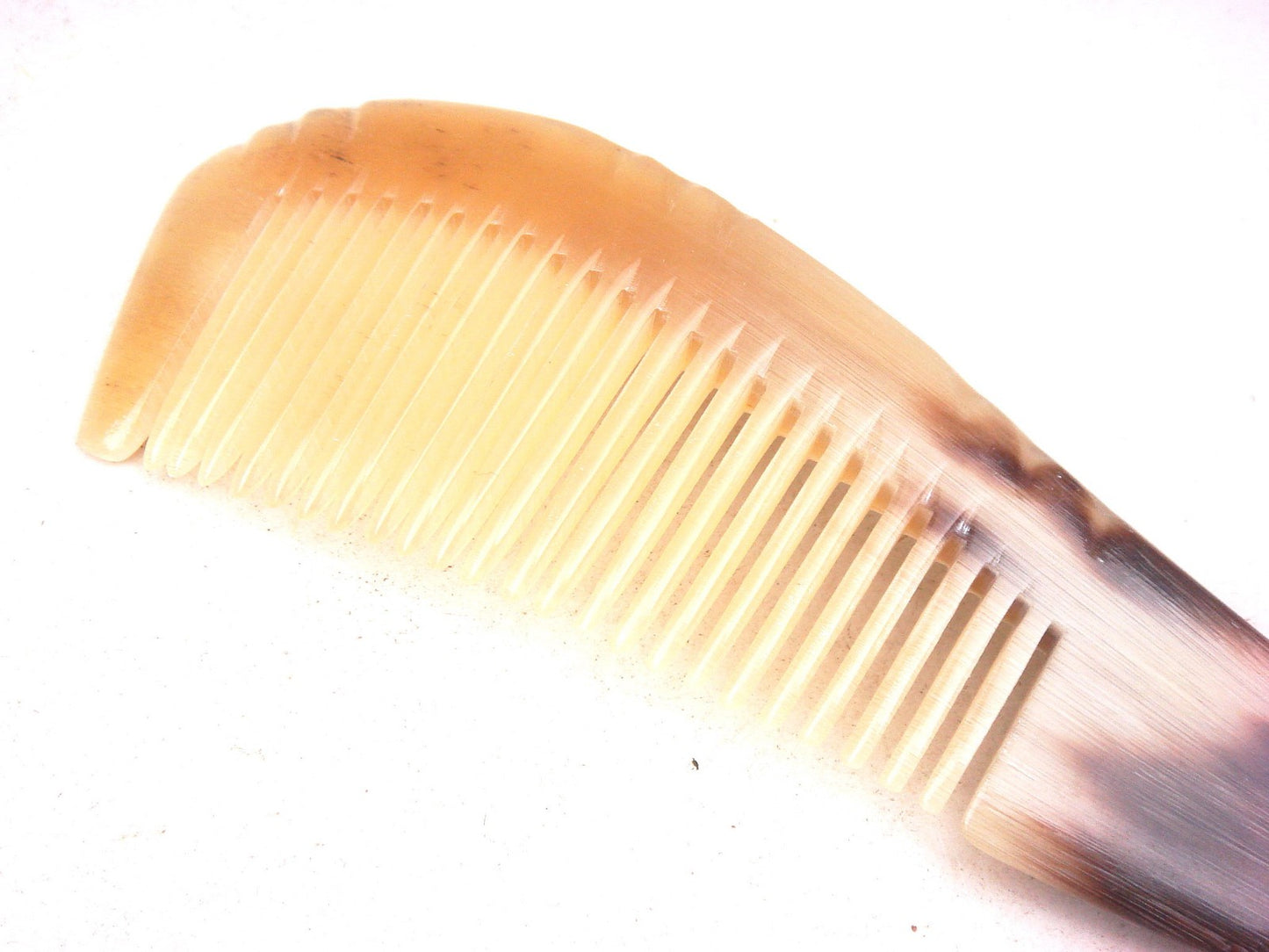 Ox Horn Handcrafted Pocket Comb - Unique Wooden Hair Organizer