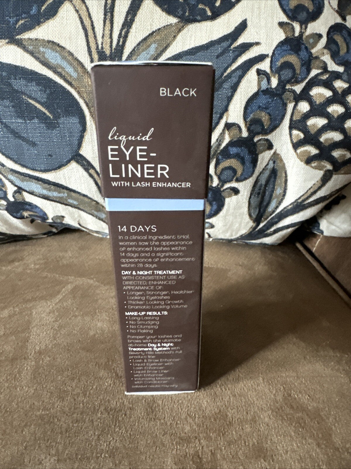 Liquid Eyeliner with Lash Enhancer - Black Peptides, New in Box