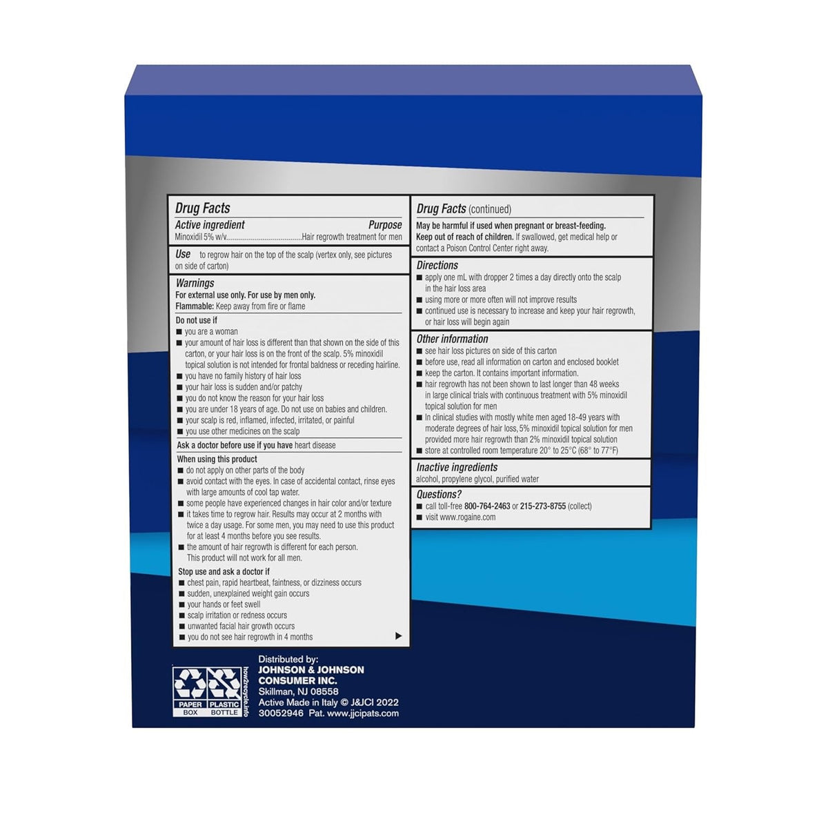 Men's 5% Minoxidil Topical Solution, 3-Month Supply
