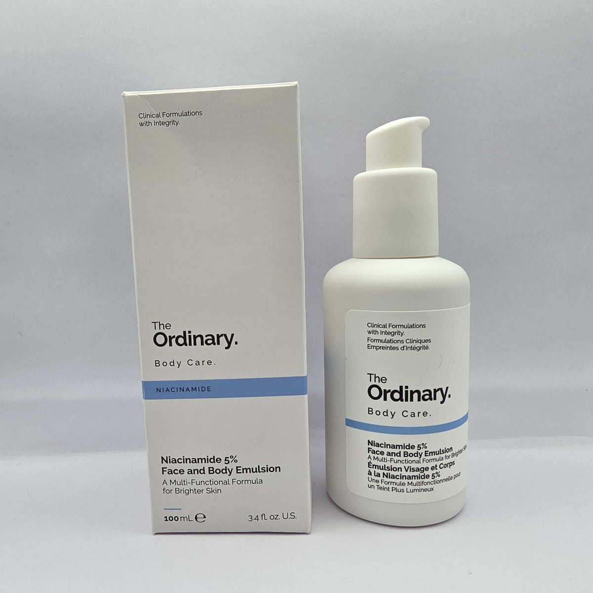 Niacinamide 5% Body and Face Emulsion - 3.4 oz Hydrating Skin Care