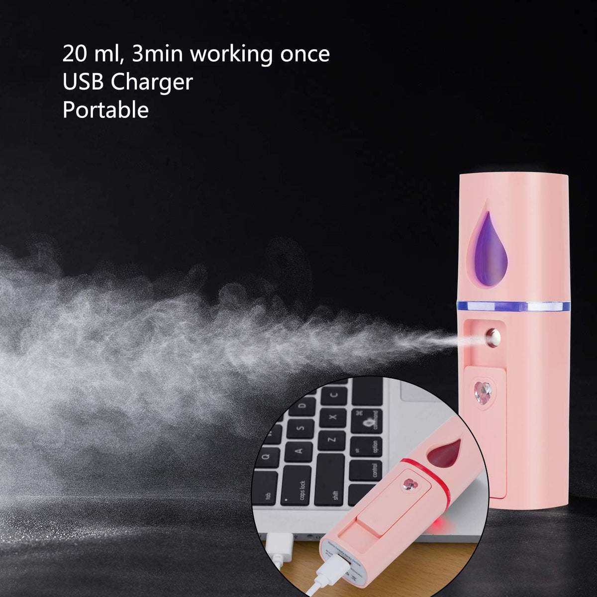 Facial Steamer Nano Mist Sprayer Set - Deep Cleansing & Hydrating Skin Care