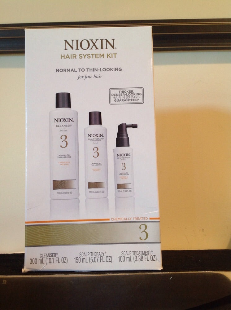 NIOXIN HAIR SYSTEM KIT 3 NORMAL TO THIN LOOKING For Fine