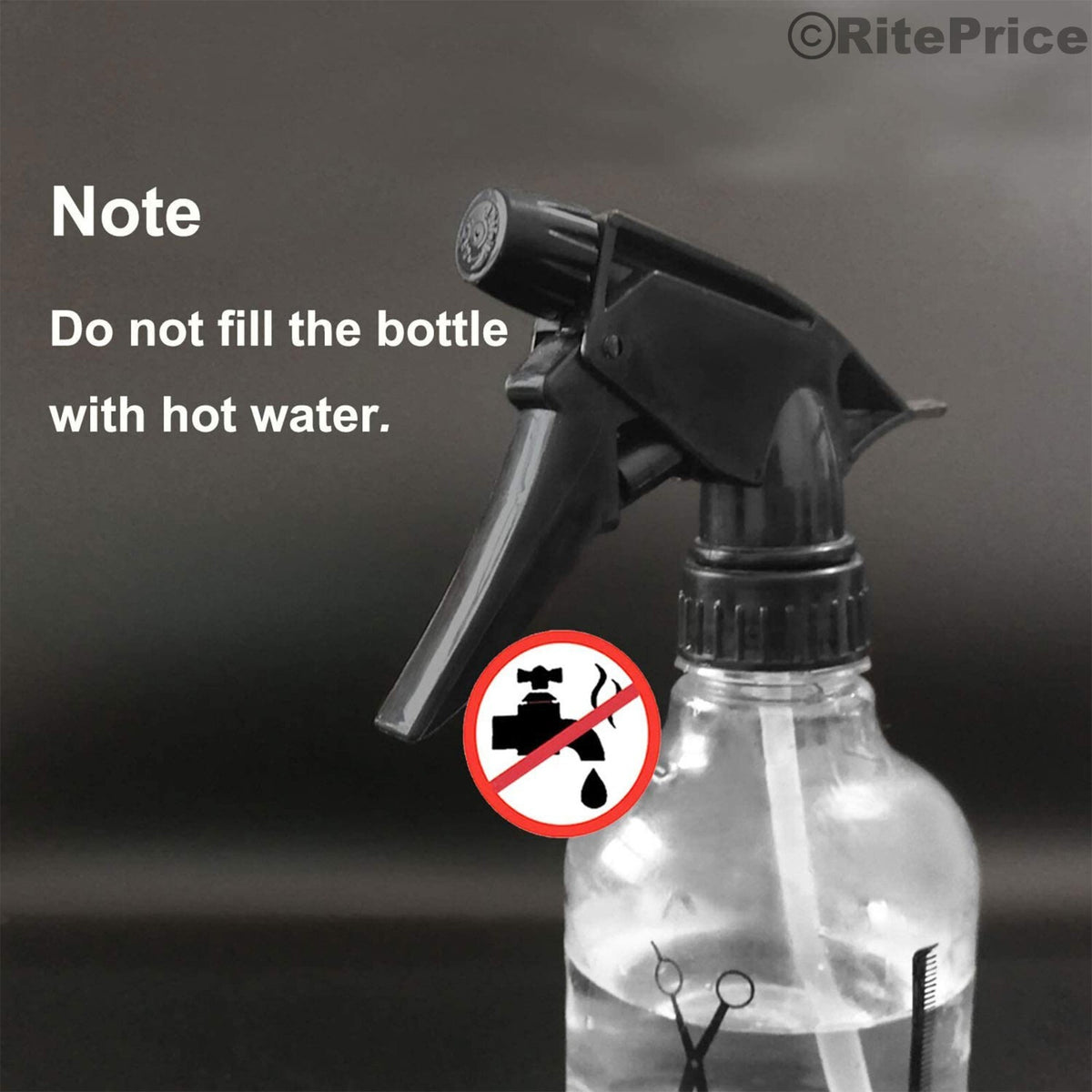 500ml Hairdressing Spray Bottle for Salon & Barber Use - Reusable Water Mister