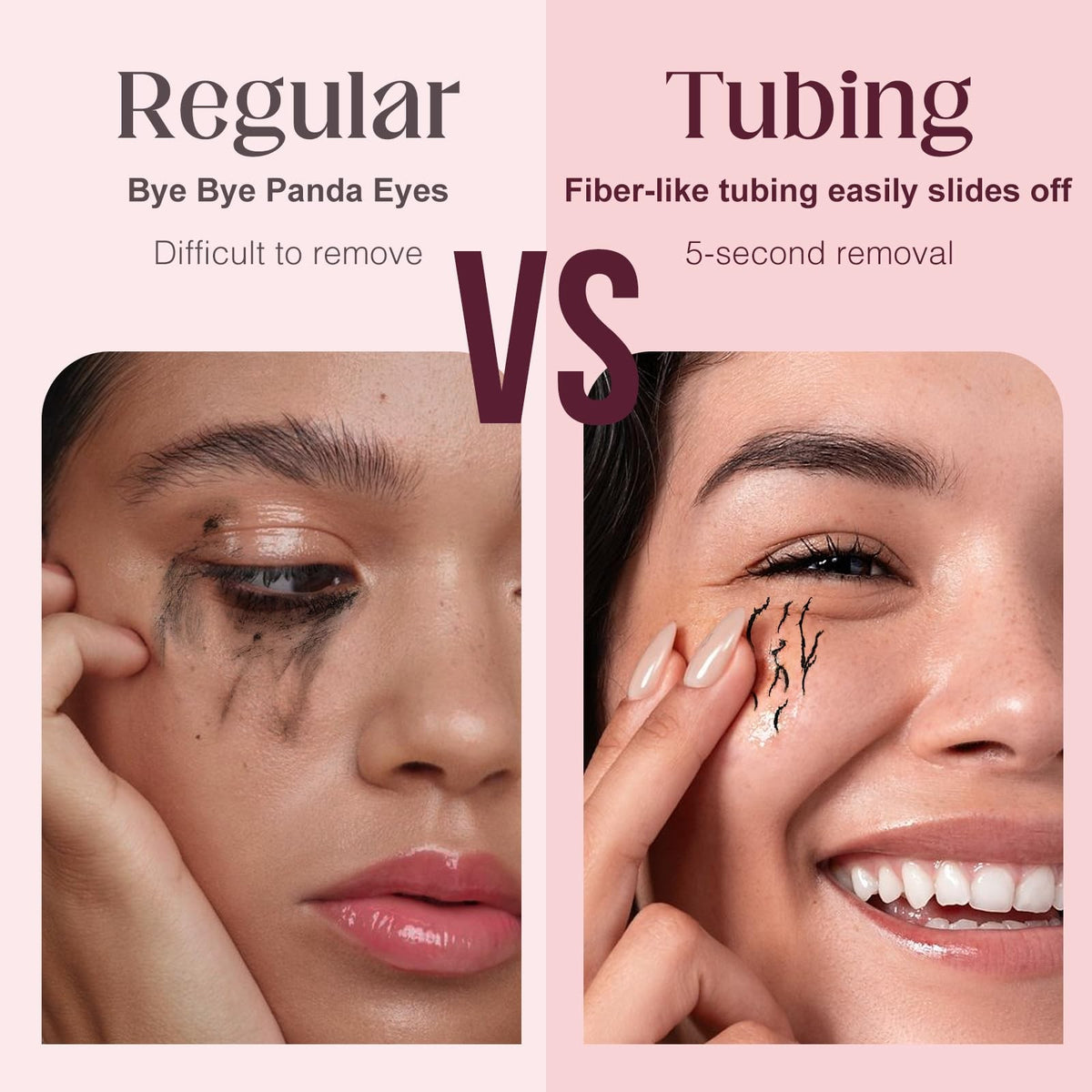 Lengthening Waterproof Tubing Mascara with Nourishing Squalane - Black