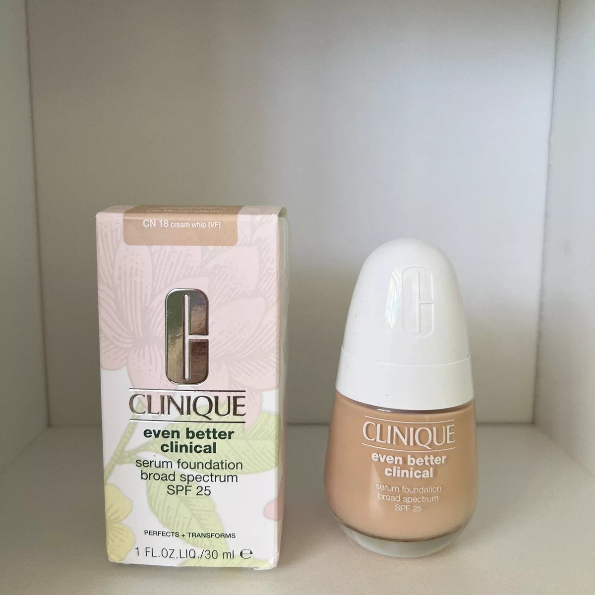 Full-Coverage Serum Foundation SPF 25 - Matte Finish, Long Wear, All Shades