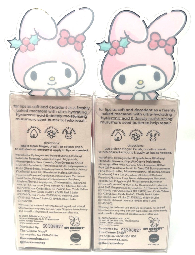 Creme Shop x My Melody Lip Balm Set - Strawberry Coconut, 2 Pack