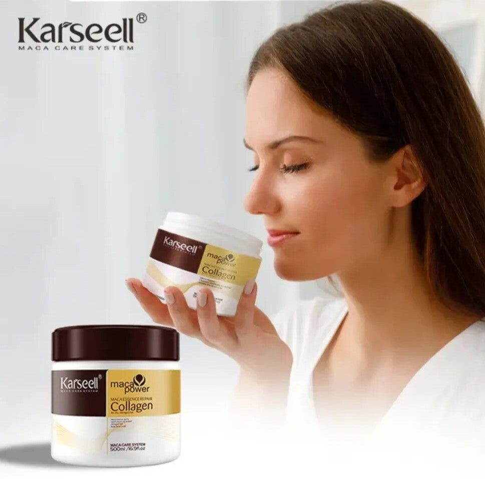 Hair Repair Mask with Collagen & Argan Oil for Damaged Hair - Deep Conditioning