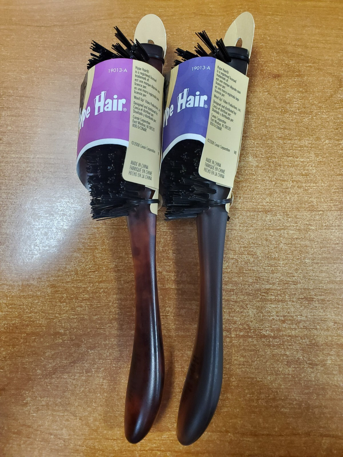 2 Pack Hair Style and Shape Hair Brushes - Model 19013-A