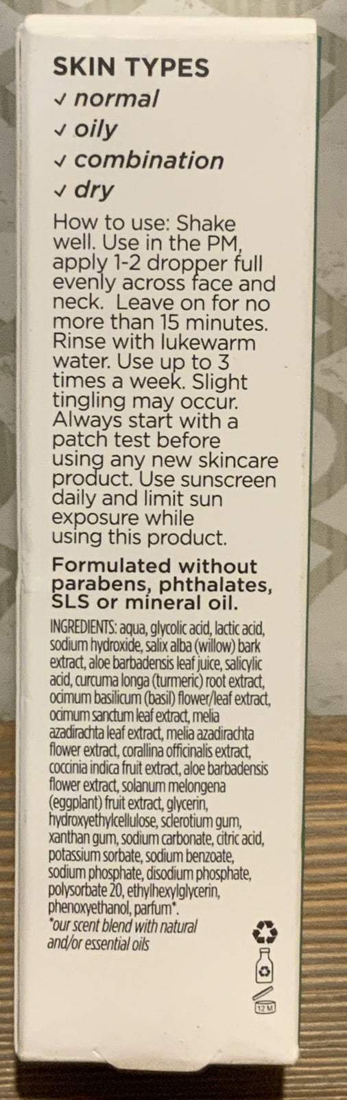 🍒 PACIFICA CLEAN SHOT BHA/AHA 25% PEEL SOLUTION CLOGGED & DULL