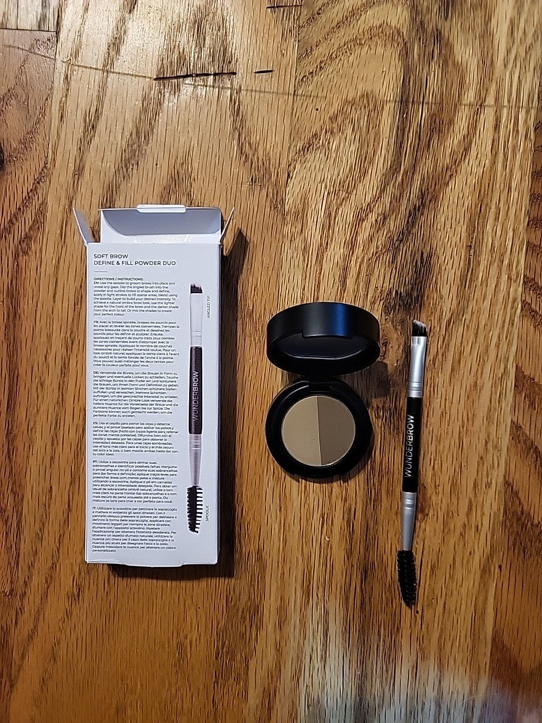 Wunderbrow Soft Brow Define & Fill Powder Duo Blonde - Eyebrow Makeup Kit