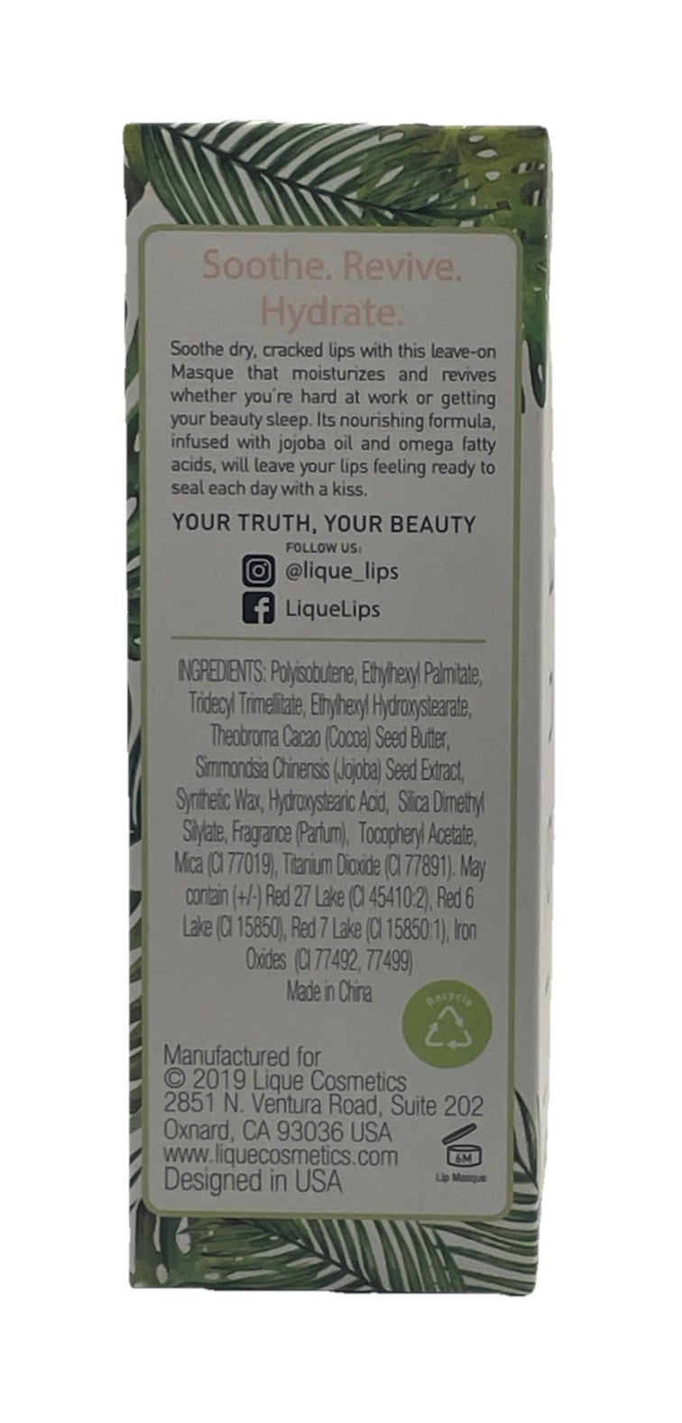 Lip Mask with Pomegranate - Hydrating Lip Care Treatment