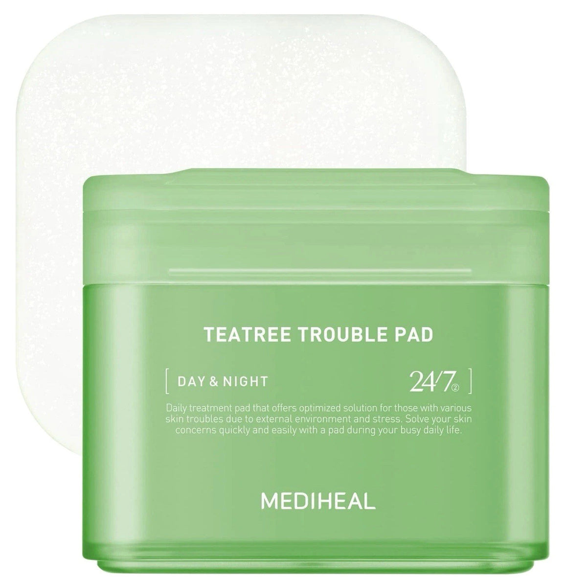 Mediheal Tea Tree Trouble Toner Pads - Calming Skin Care, 200 Pads