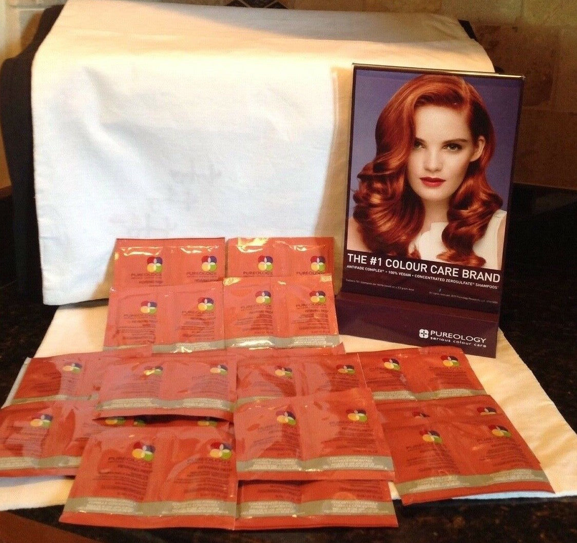 Reviving Red Shampoo & Conditioner Sample Pack - 18 Pcs