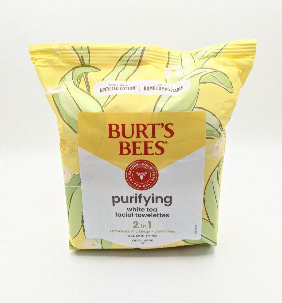 Burt's Bees Facial Cleansing Towelettes White Tea Wholesale Case of 4 Boxes