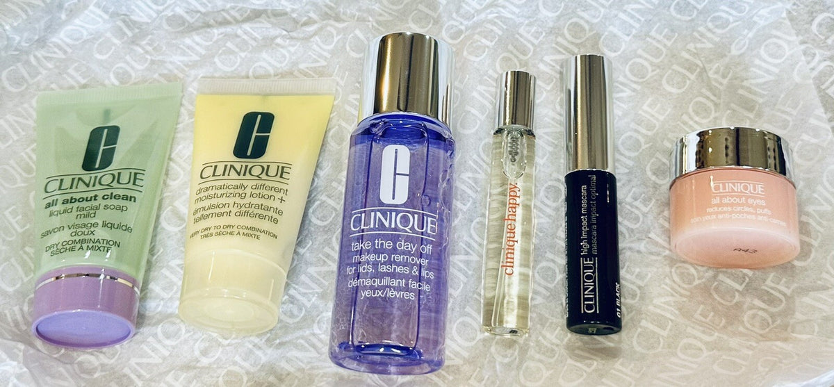 Clinique Mini Skincare and Makeup Set - Limited Edition, 6 Items