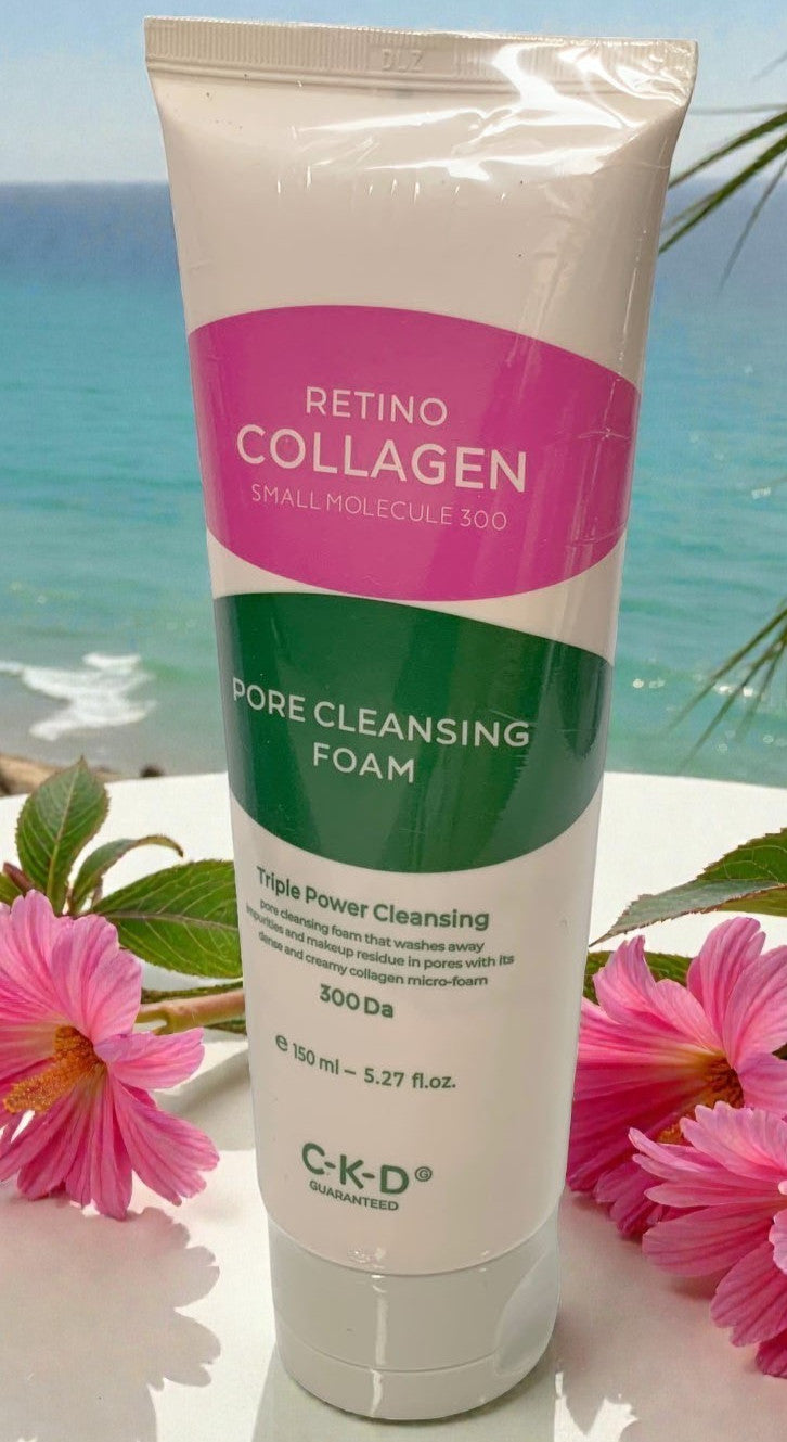 C-K-D Retino Collagen Pore Cleansing Foam 150ml Deep Purifying Face Wash
