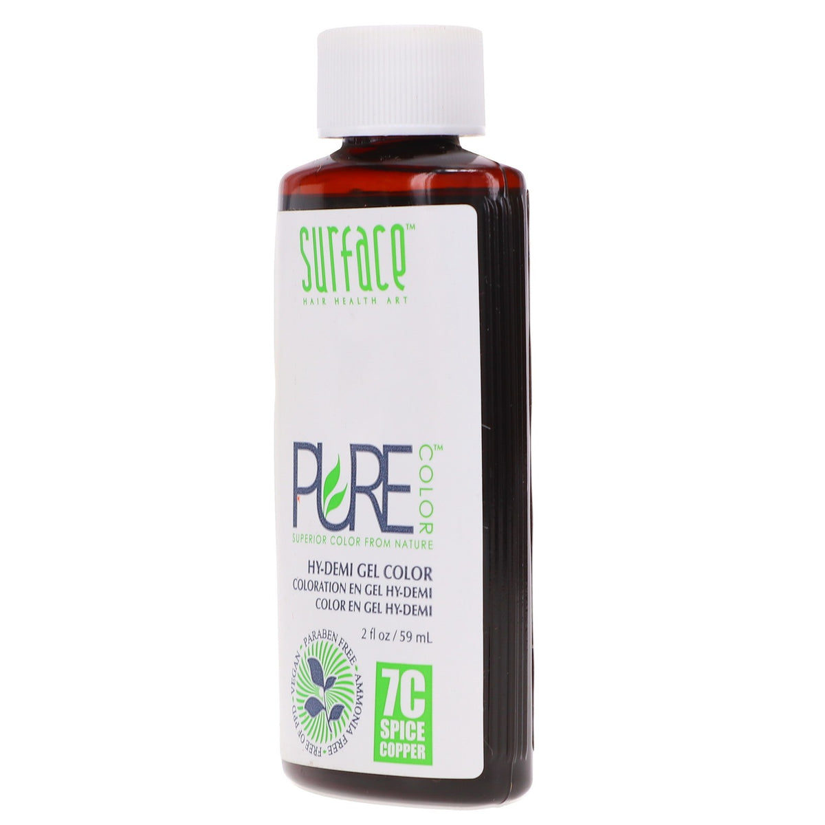 Hair Color Dye - Surface Pure Color 7C Spice 2 oz Vegan Organic
