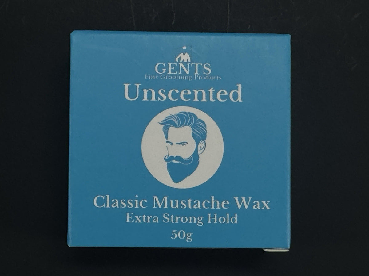 Unscented Mustache Wax with Strong Hold - Travel Size 1.7oz Grooming Styling