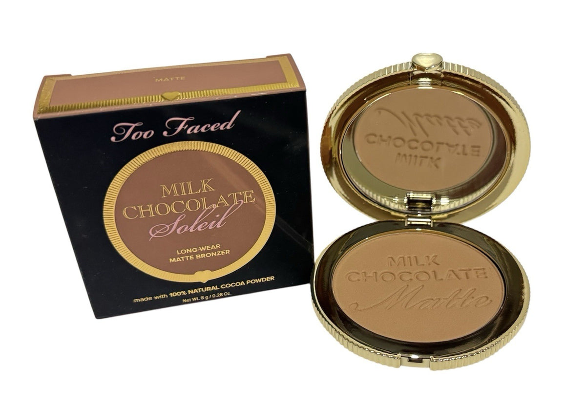 Long-Wear Matte Bronzer for Face & Body - Milk Chocolate, 0.28oz
