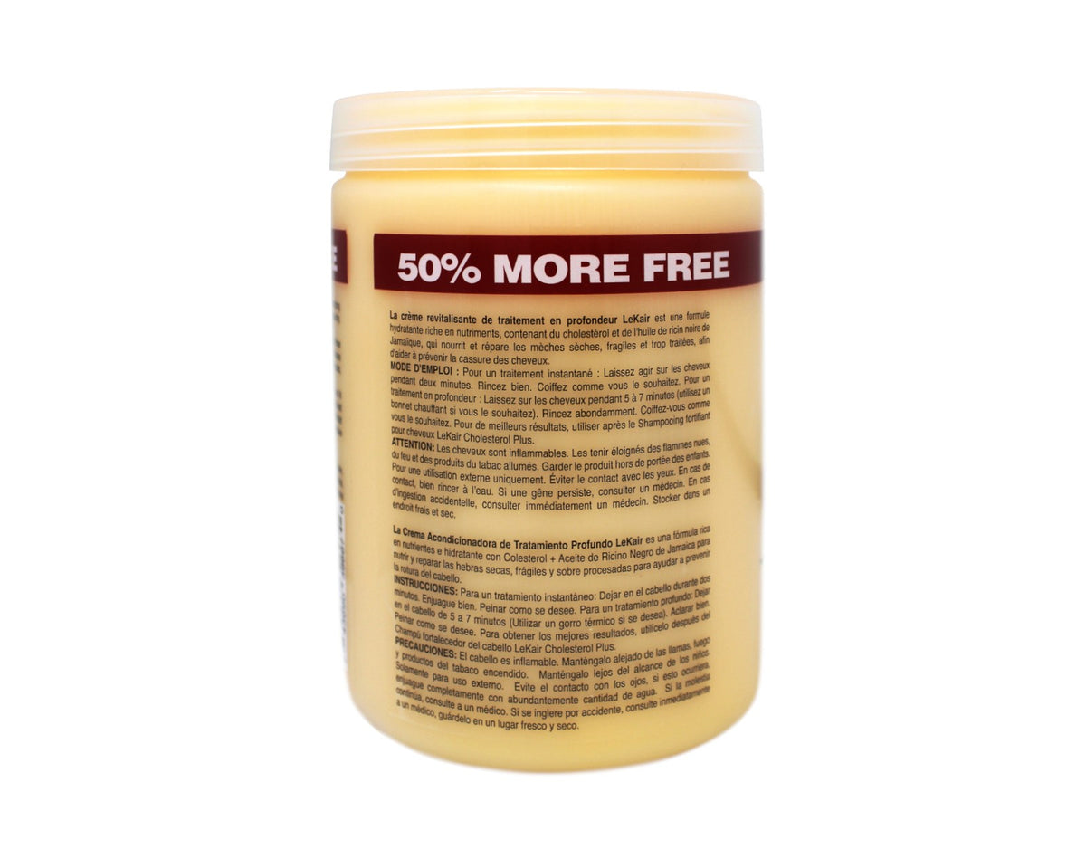 Deep Treatment Hair Conditioner with Cholesterol & Jamaican Black Castor Oil - 24 oz, Pack of 3