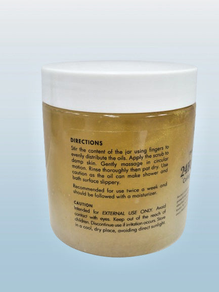 MAJESTIC PURE ENHANCED SKIN RADIANCE 24K GOLD SCRUB 10 OZ LOT OF 2