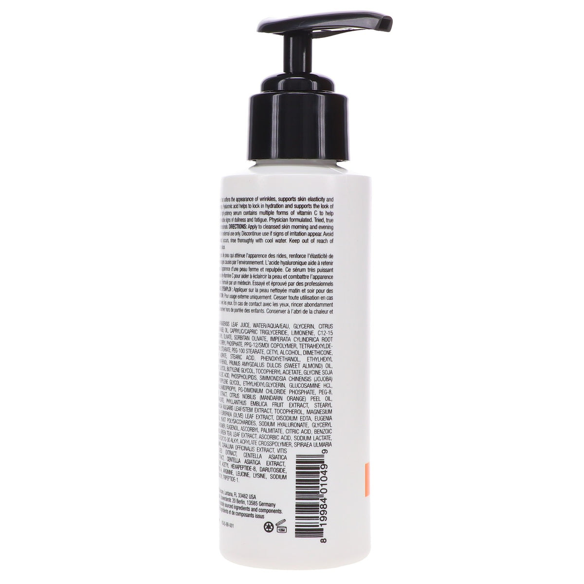 Hydrating Anti-Aging Serum with Vitamin C for Skin Repair - 4 oz