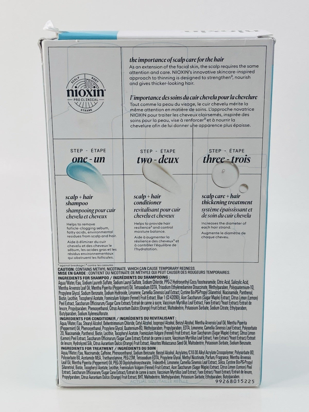 Nioxin System 3 Hair Care Kit for Colored Dry Damaged Hair