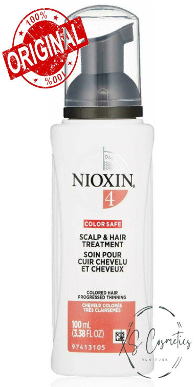 Nioxin System #4 Scalp & Hair Treatment 3.38 oz, Color-Safe