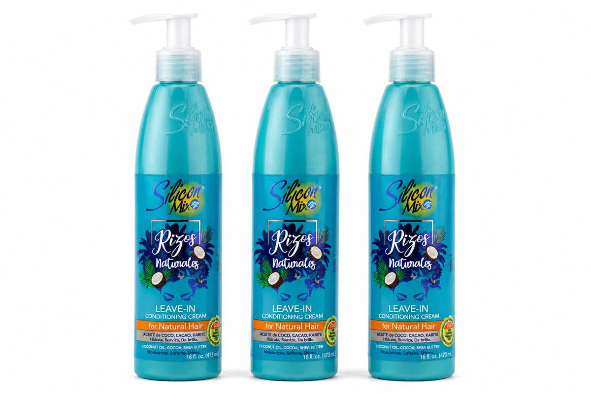 Natural Curl Leave-In Conditioner Cream for Frizz Control - 3 Pack