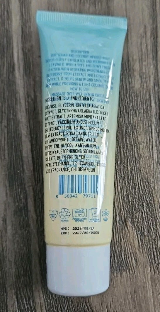 2X NEW PAMPER + POLISH Sugar and Coconut Infused Body Scrub 1.76