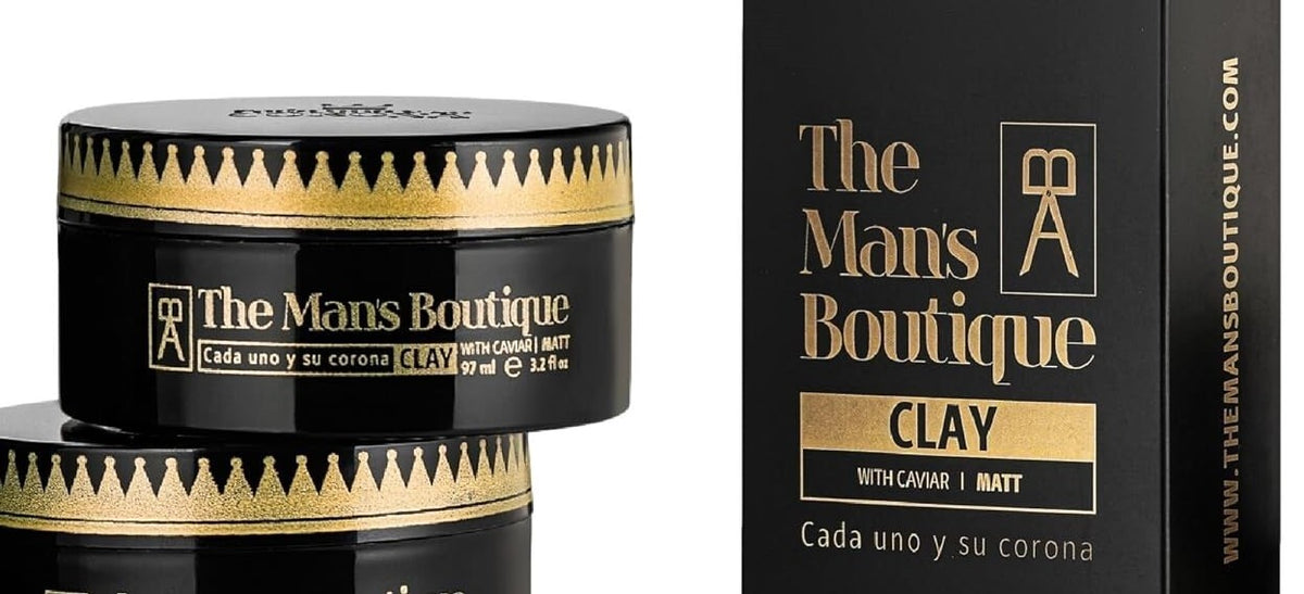 Men's Hair Clay Wax - Matte Finish, All Hair Types, 3.2 oz